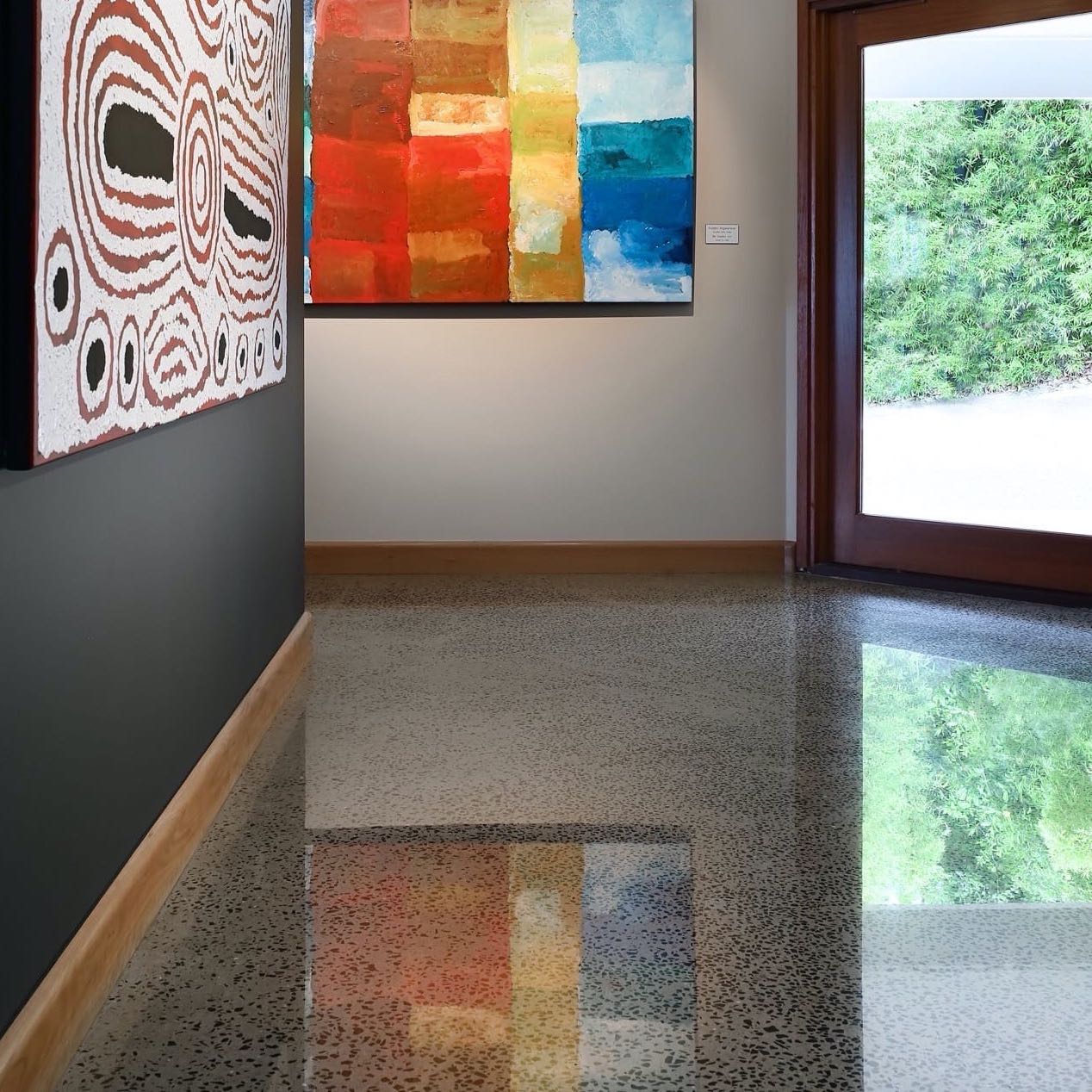 Concrete polishing for residential and commercial floors on the Sunshine Coast and Brisbane. - Honed & Polished Concrete client project 1