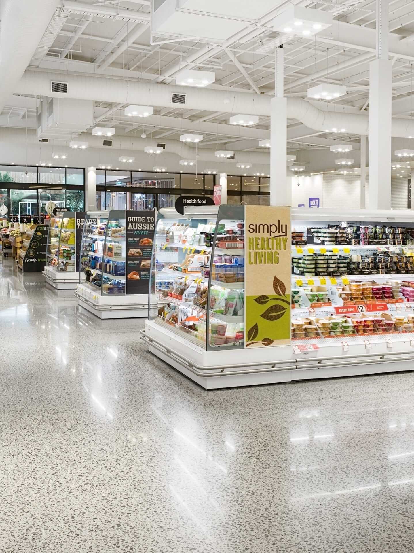 Concrete polishing for residential and commercial floors on the Sunshine Coast and Brisbane. - Honed & Polished Concrete working in the studio