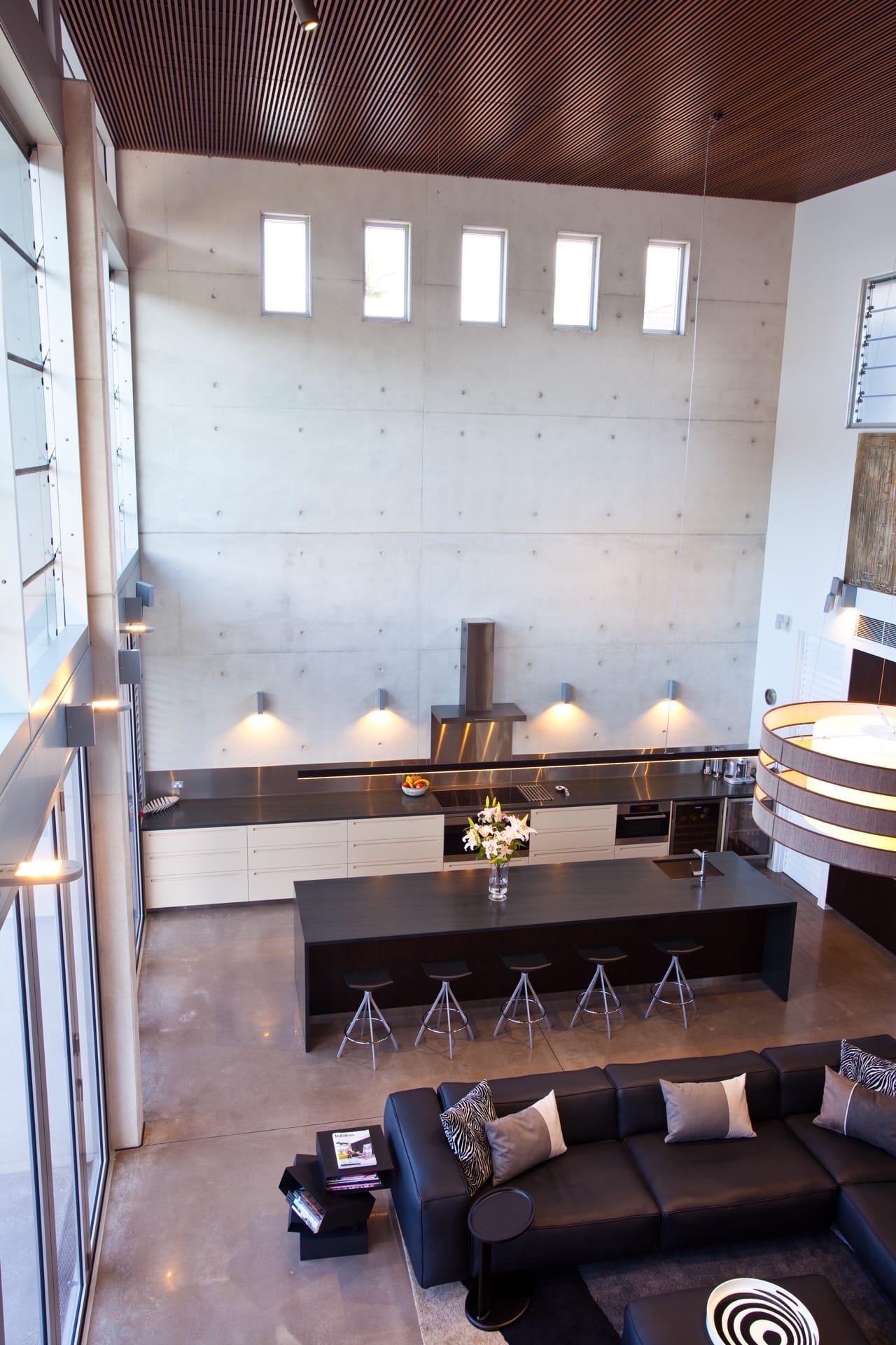 Concrete polishing for residential and commercial floors on the Sunshine Coast and Brisbane. - Honed & Polished Concrete work in progress