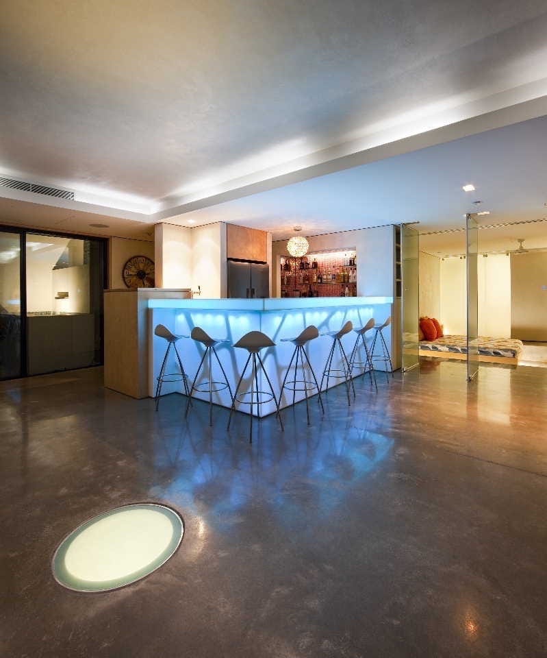 Concrete polishing for residential and commercial floors on the Sunshine Coast and Brisbane. - Honed & Polished Concrete work in progress